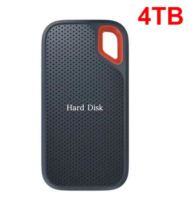 4T Hard Disk Mobile SSD E60 4TB USB 3.1 HD External Hard for