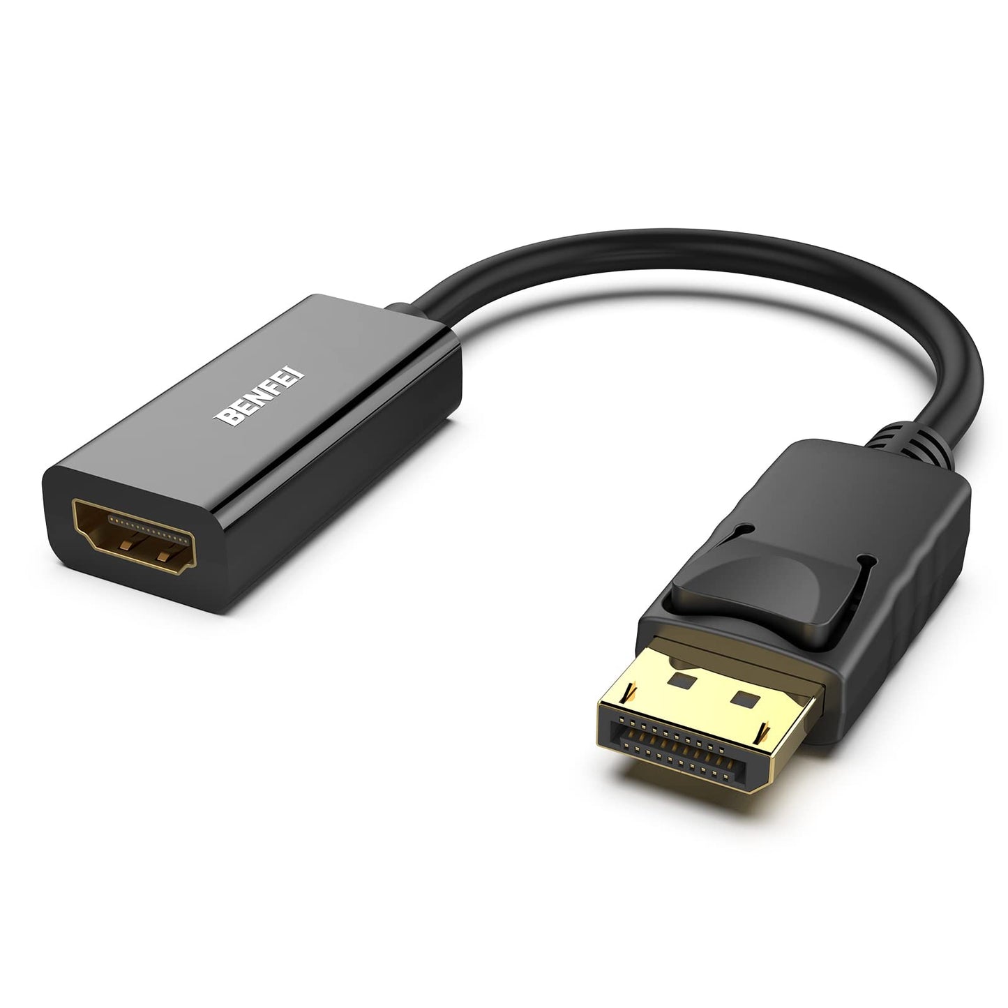 BENFEI DisplayPort to HDMI, Benfei Gold-Plated DP Display Port to HDMI Adapter (Male to Female) Compatible for Lenovo Dell HP and Other Brand