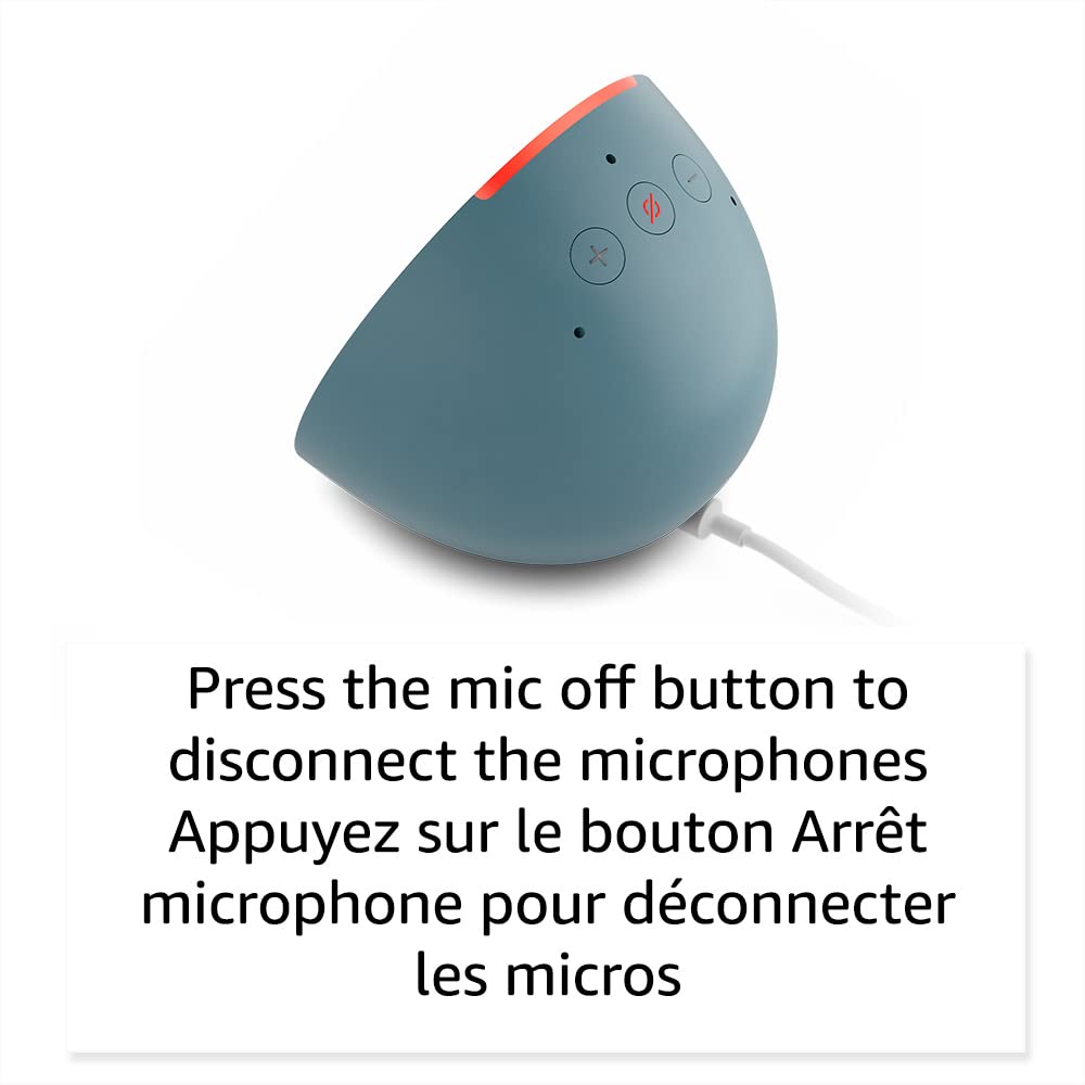 Amazon Echo Pop (newest model), Our smallest Alexa speaker, Fits in any room, Designed for Alexa+, Charcoal