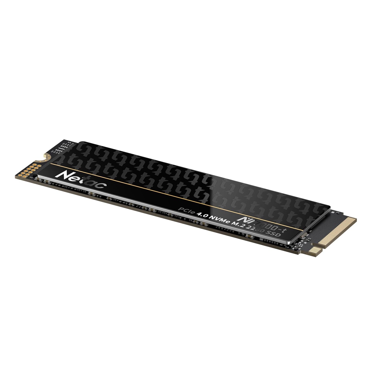 Netac 4TB PCIe Gen4x4 M.2 SSD Up to 7,300 MB/s NVMe Internal Gaming SSD with All-in-one Aluminum Heatspreader High-Performance Storage for Laptop PCs and Desktop, Works with PS5, NV7000-t