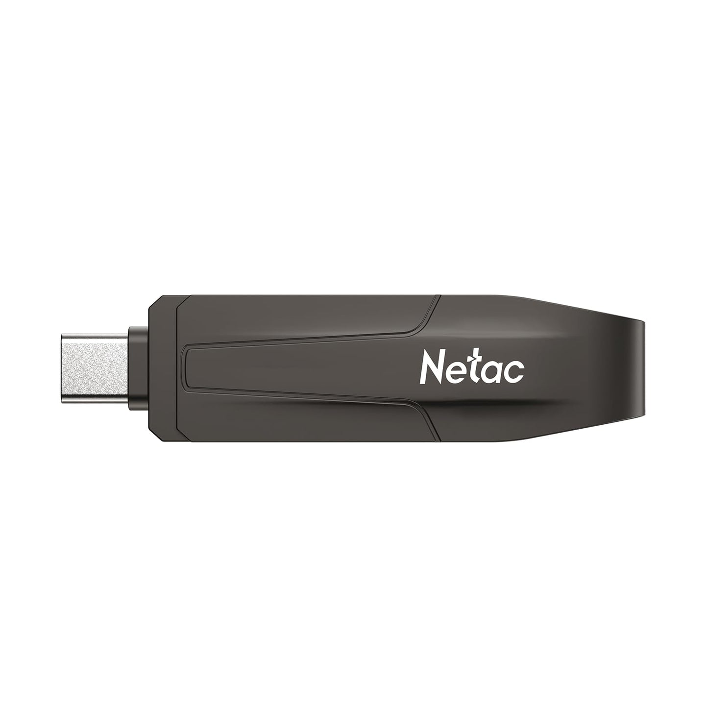 Netac 512GB Portable External USB Solid State Drive Type-c and USB 3.2 Dual Interface, up to 550MB/s for Data Storage, Expansion of Storage for Photos/Videos/Music/Files, US8