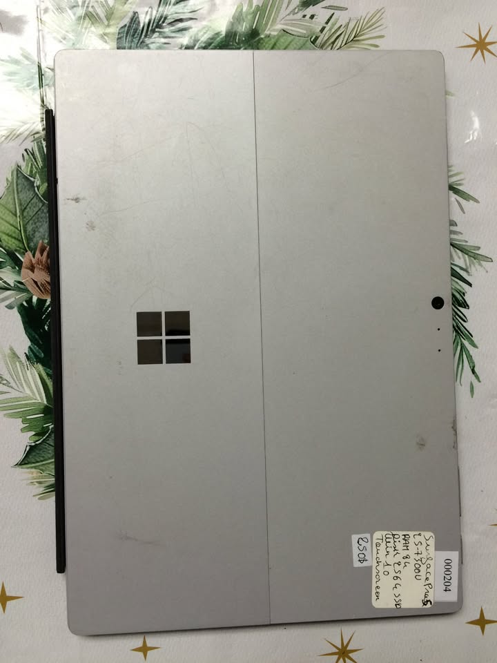 C204|Surface Pro 5 i5 7300U RAM 8G DISK 256G SSD Windows 10 Bonne batterie Touchscreen