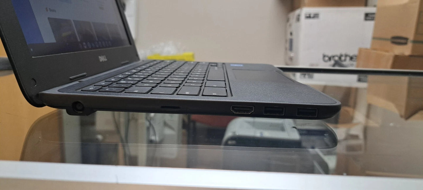 Dell chromebook 11 3180-p26t intelN3060 ChromeOS 4GB RAM 16GB DISK w/ac adapter