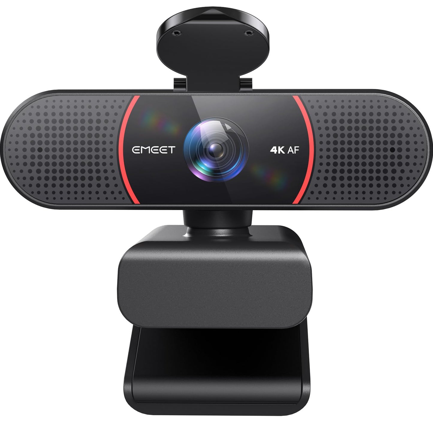 EMEET C960 4K Webcam for PC, PDAF Autofocus, Dual AI Noise-Canceling Mics, 73° FOV, Auto Light Adjustment, UHD Sensor, Plug-and-Play, Privacy Webcam Cover, Compatible with Zoom/Teams/YouTube