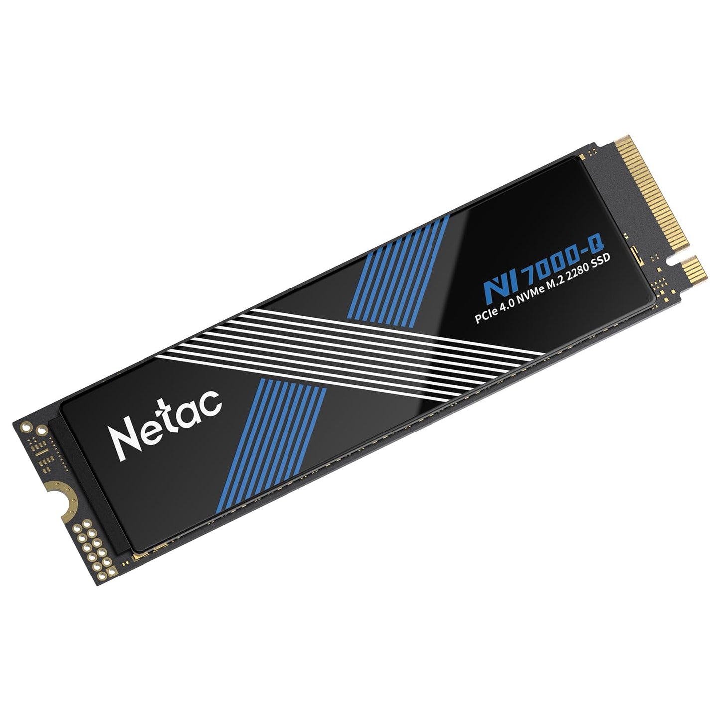 Netac 1TB PCIe Gen4x4 M.2 SSD Up to 7,100 MB/s NVMe Internal Gaming SSD with All-in-one Aluminum Heatspreader High-Performance Storage for Laptop PCs and Desktop, Works with PS5, NV7000-Q