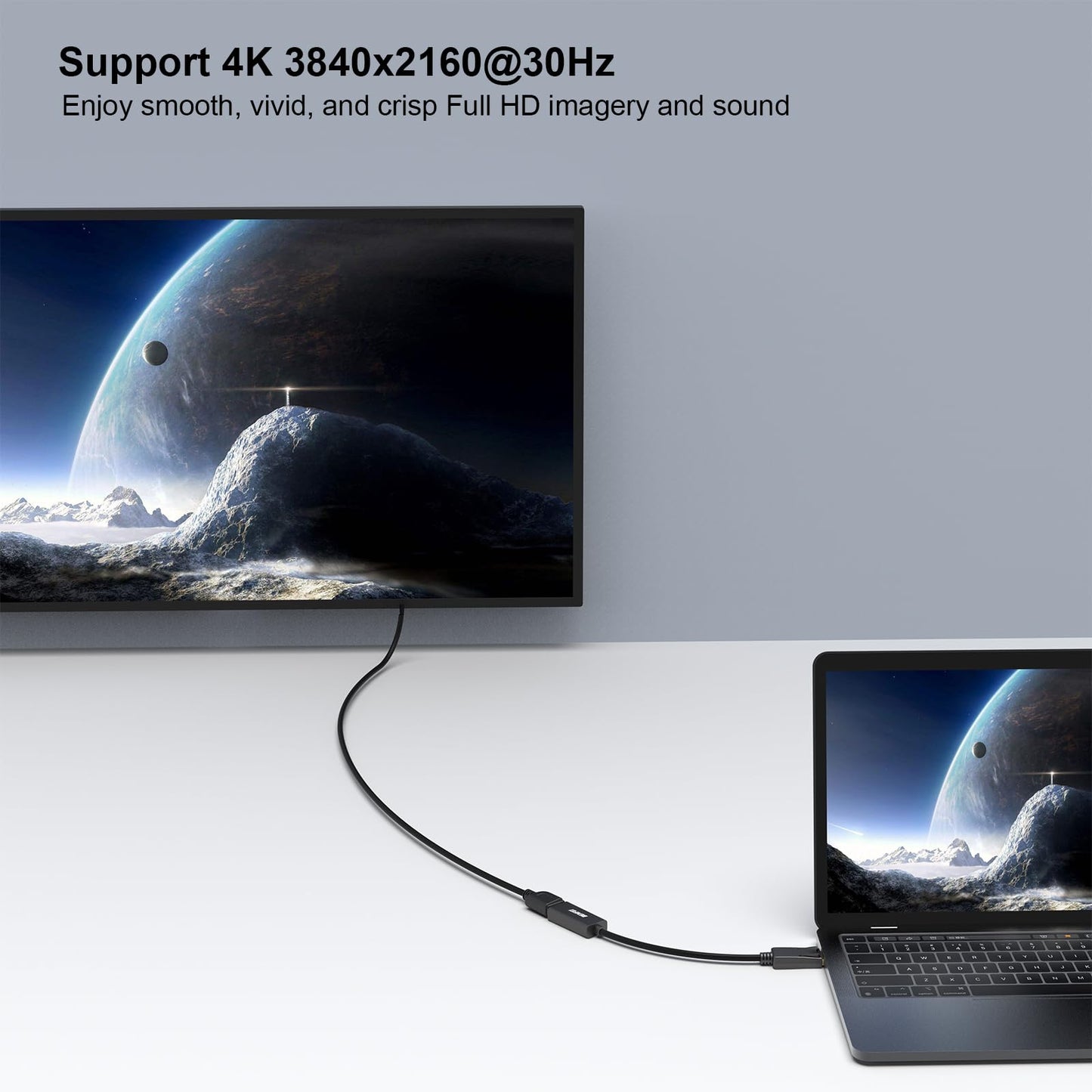 BENFEI DisplayPort to HDMI, Benfei Gold-Plated DP Display Port to HDMI Adapter (Male to Female) Compatible for Lenovo Dell HP and Other Brand