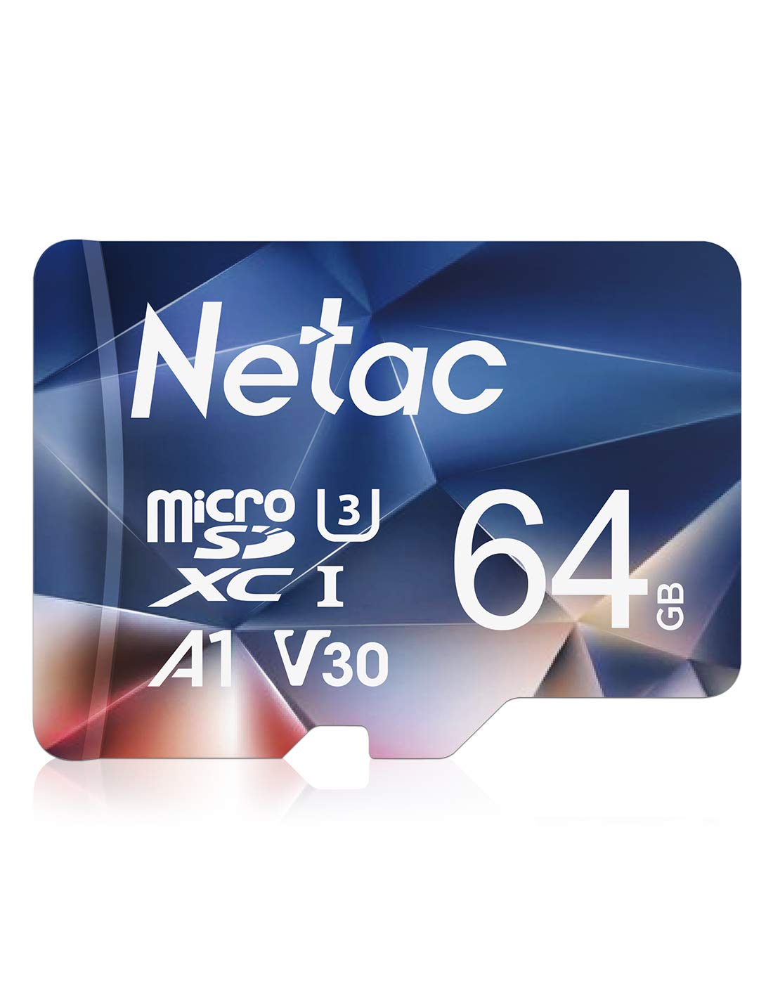 Netac 64GB 3 Pack Micro SD Card Ultra Micro SDXC TF Memory Card Extend Capacity Up to 100MB/s, 667X, U3, C10, V30, A1, FAT32, High Speed TF Card for Switch/Dash cam/Camera/Smartphone