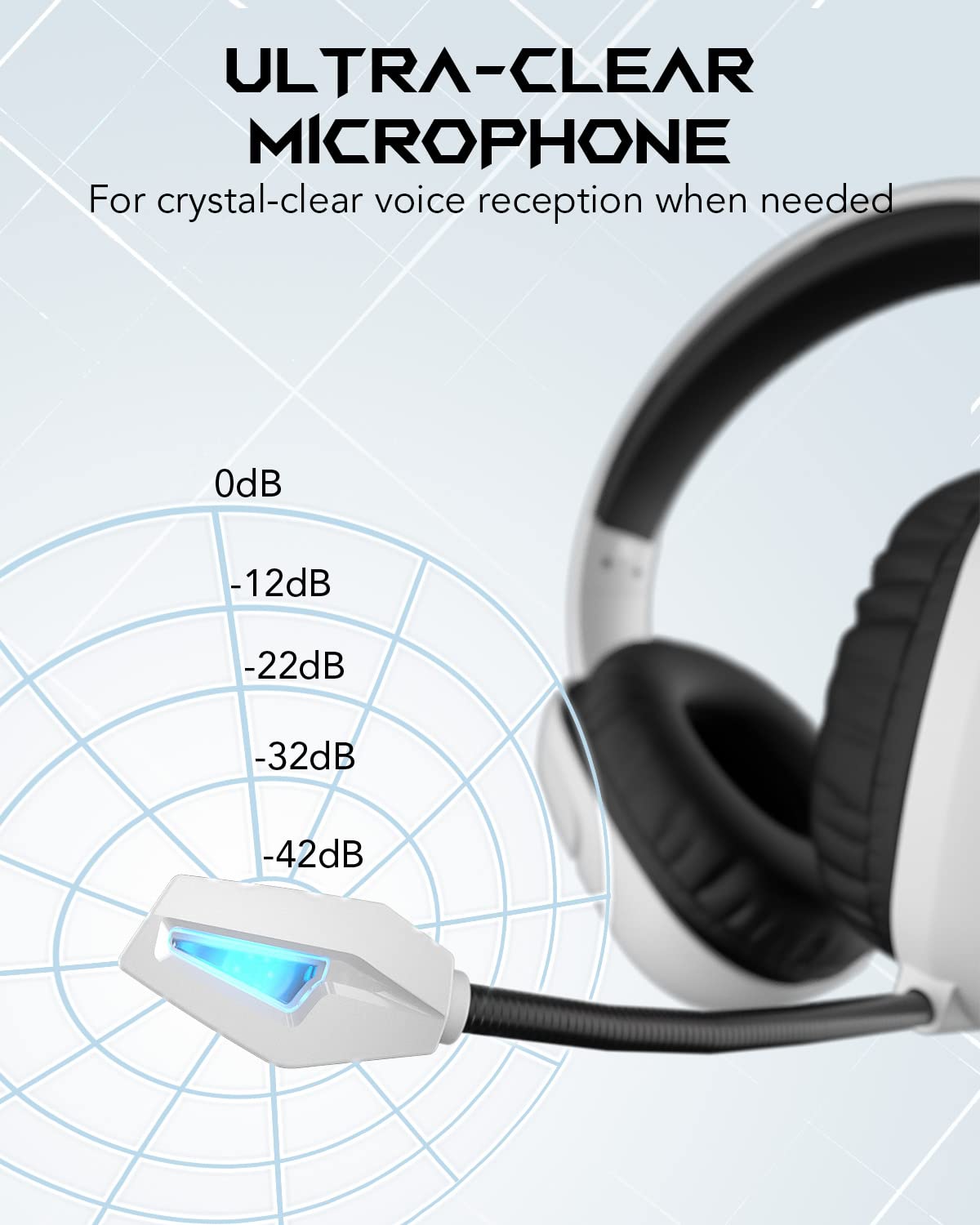 Black Shark Gaming Headset for PC, PS4, PS5, Xbox, Switch, All-in-1 Gaming Headphones with Ultra-Clear Bendable Mic, 50mm Dynamic Drivers, Noise Isolation Ear Cushions, in-line Controls - Pink