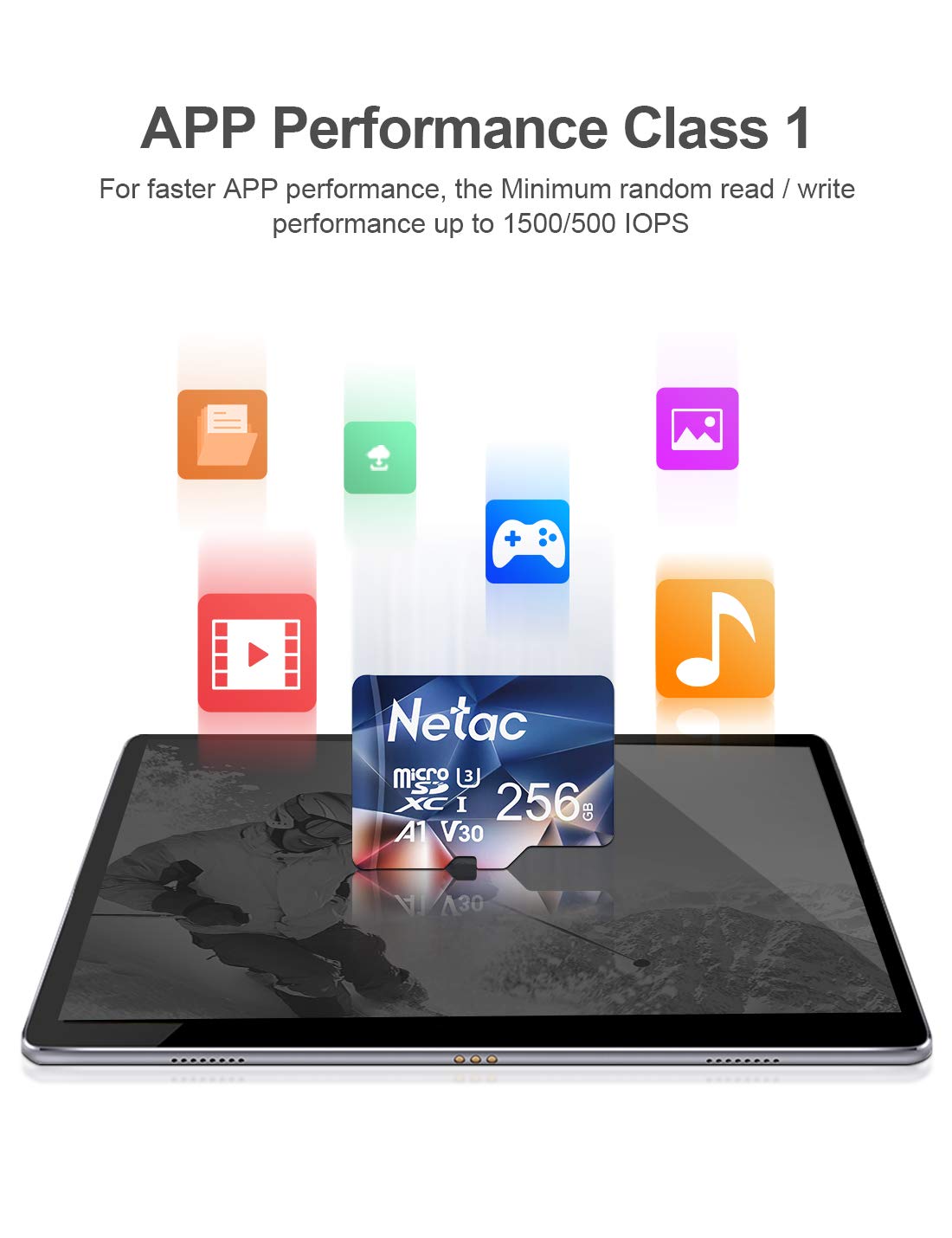 Netac 64GB 3 Pack Micro SD Card Ultra Micro SDXC TF Memory Card Extend Capacity Up to 100MB/s, 667X, U3, C10, V30, A1, FAT32, High Speed TF Card for Switch/Dash cam/Camera/Smartphone