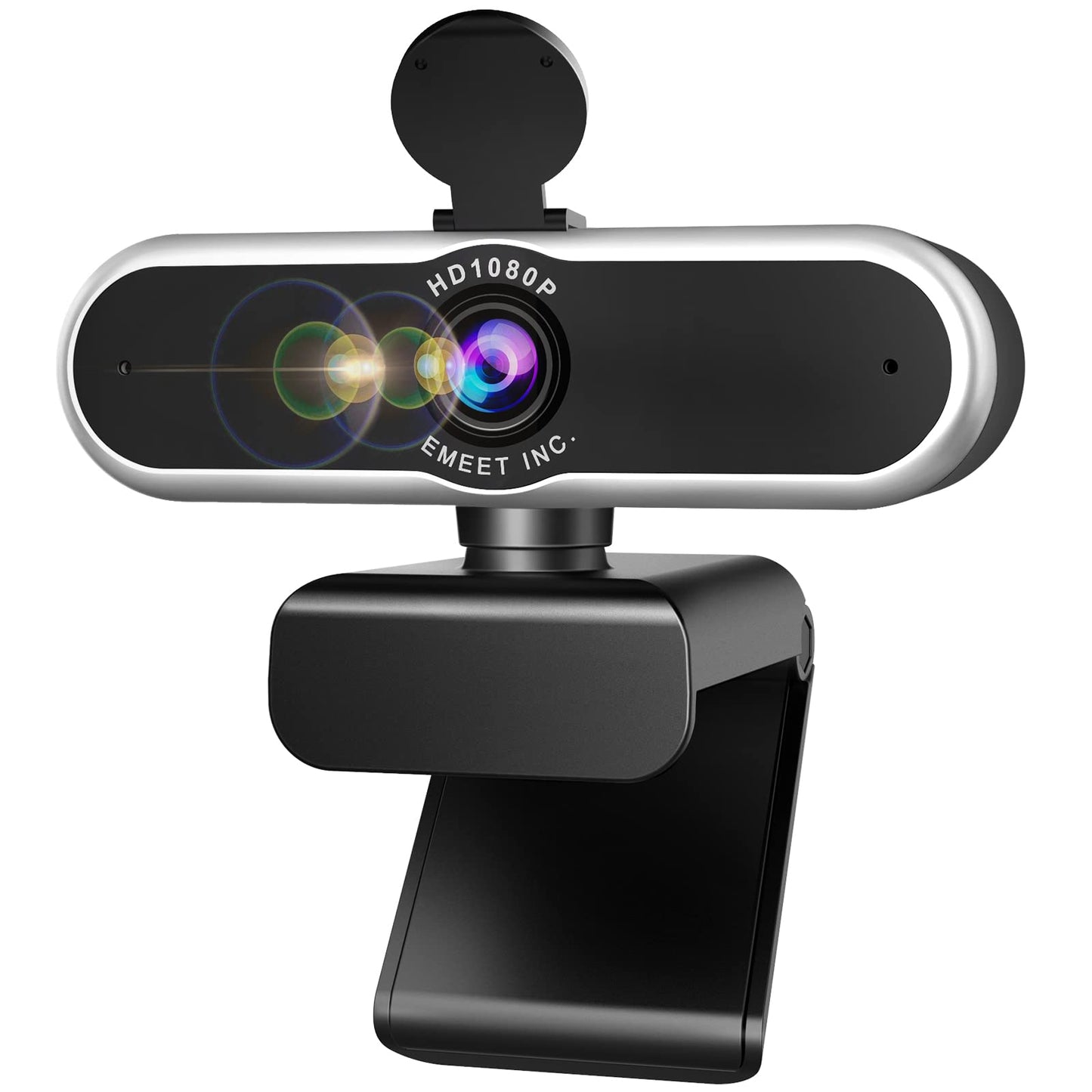 EMEET C955 Webcam for PC, 1080P Webcam with Microphone&Privacy Cover, Auto Light Correction, 70° FOV for Personal Use, Plug&Play Web Cam Protect Data, Perfect for Office Professionals&Remote Workers