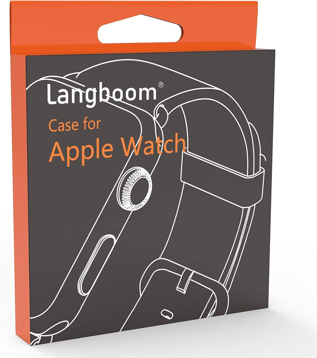 2Pack Black Hard Case (Apple Watch SE 2 (2024) SE Series 6 Series 5 Series 4)with HD Tempered Glass Screen Protector