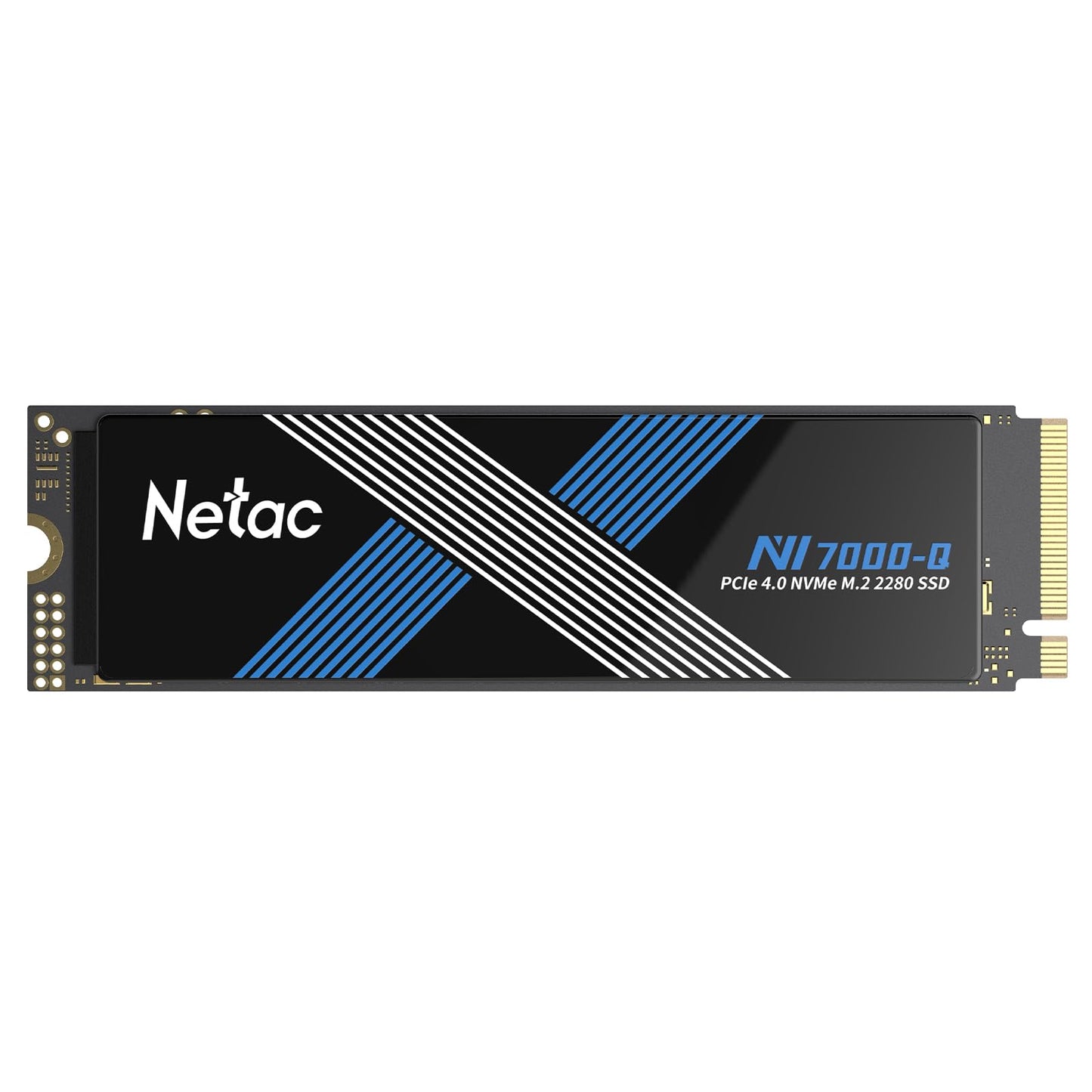 Netac 1TB PCIe Gen4x4 M.2 SSD Up to 7,100 MB/s NVMe Internal Gaming SSD with All-in-one Aluminum Heatspreader High-Performance Storage for Laptop PCs and Desktop, Works with PS5, NV7000-Q