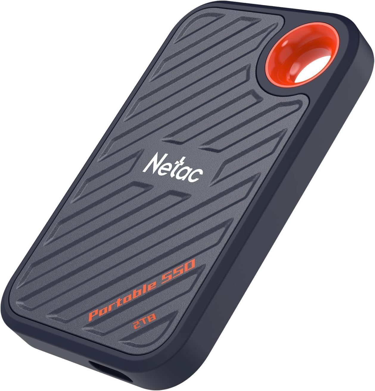 Netac 512GB Extreme Portable SSD External Solid State Drives Up to 2000MB/s Read 1700MB/s Write Speed, USB 3.2 Gen.2 Business Travel Essential, ZX20