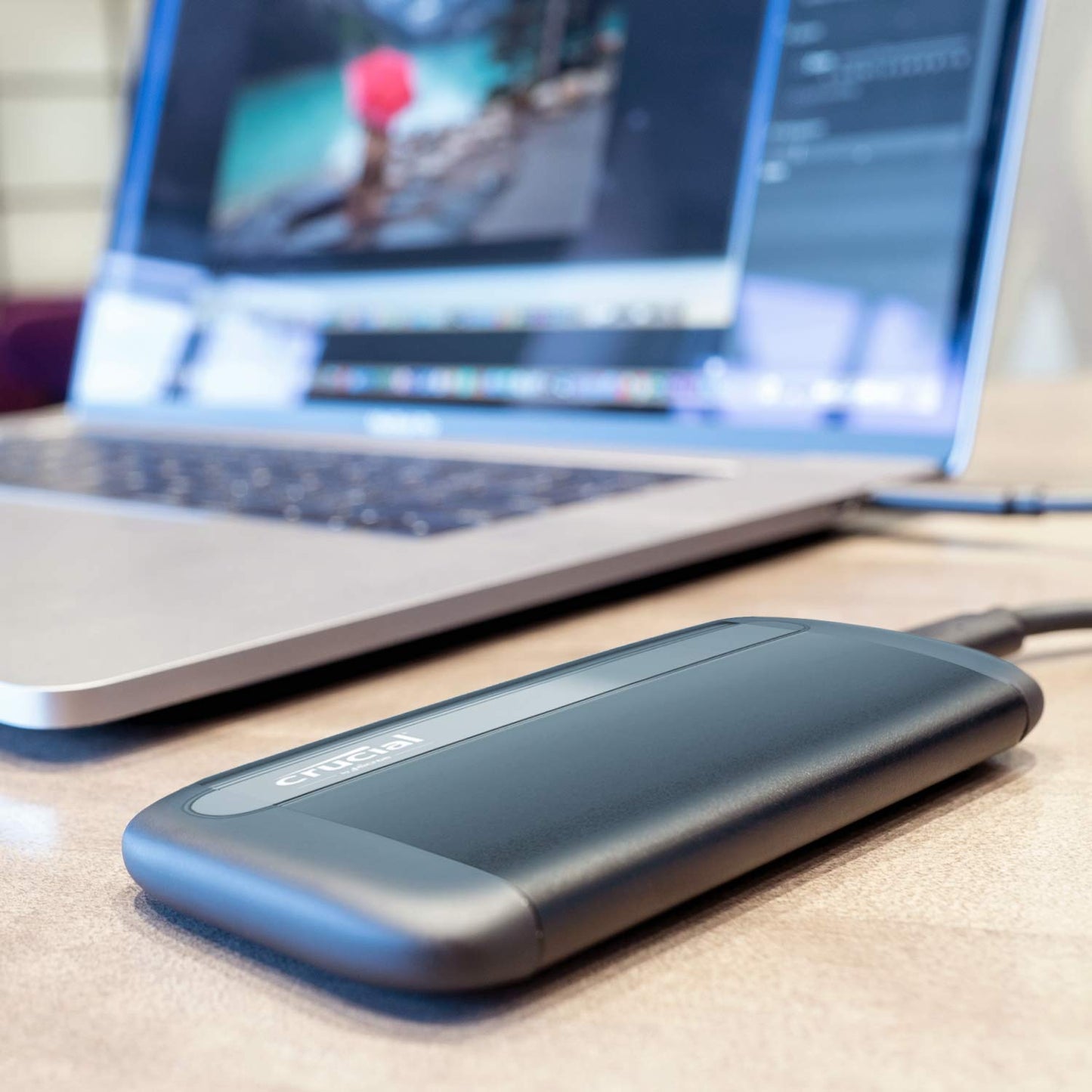 Crucial X9 1TB Portable SSD, Up to 1050MB/s, USB 3.2 USB-C, External Solid State Drive, Compatible with Windows, Mac, & Android, Reliable Storage for Games, Files, & Backups, Black - CT1000X9SSD902