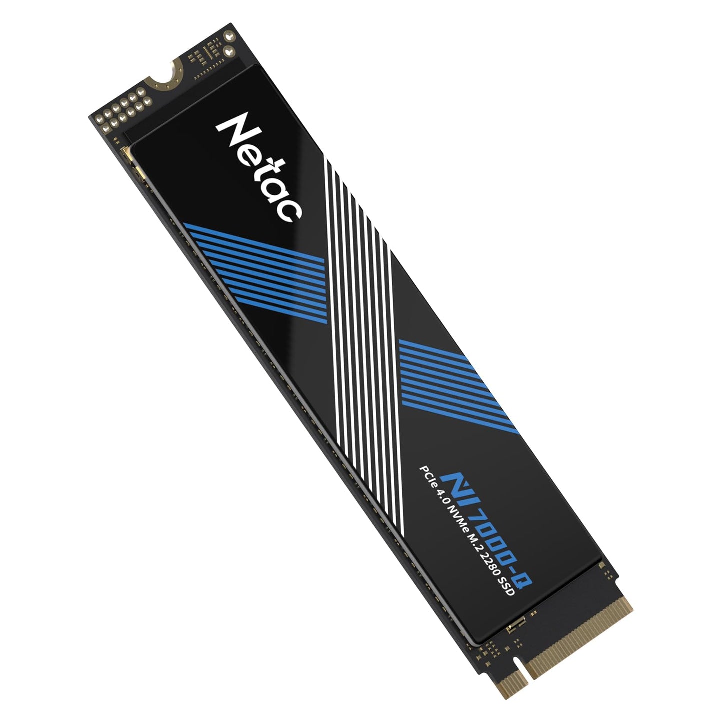 Netac 1TB PCIe Gen4x4 M.2 SSD Up to 7,100 MB/s NVMe Internal Gaming SSD with All-in-one Aluminum Heatspreader High-Performance Storage for Laptop PCs and Desktop, Works with PS5, NV7000-Q