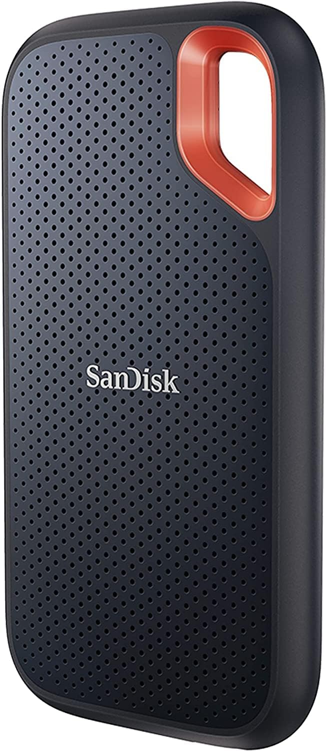 SanDisk Extreme Portable SSD - Up to 1050MB/s, USB-C, USB 3.2 Gen 2, Water and Dust Resistance