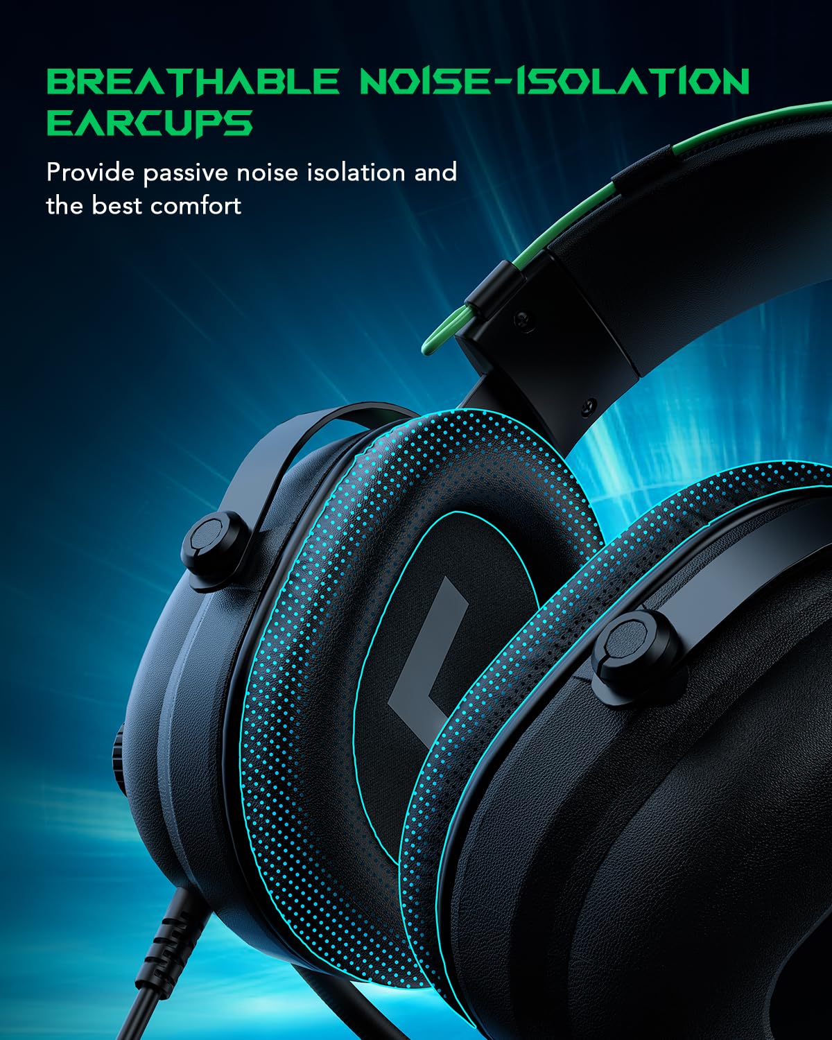 Black Shark Gaming Headset for PC, PS4, PS5, Xbox, Switch, All-in-1 Gaming Headphones with Ultra-Clear Bendable Mic, 50mm Dynamic Drivers, Noise Isolation Ear Cushions, in-line Controls - Pink