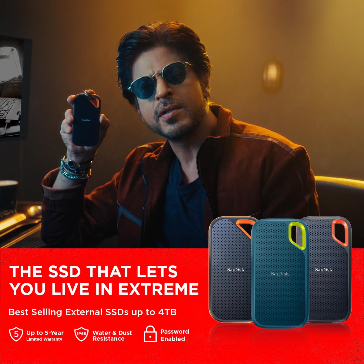 SanDisk 1TB Portable SSD - Up to 800MB/s, USB-C, USB 3.2 Gen 2, Updated Firmware - External Solid State Drive - SDSSDE30-1T00-G26