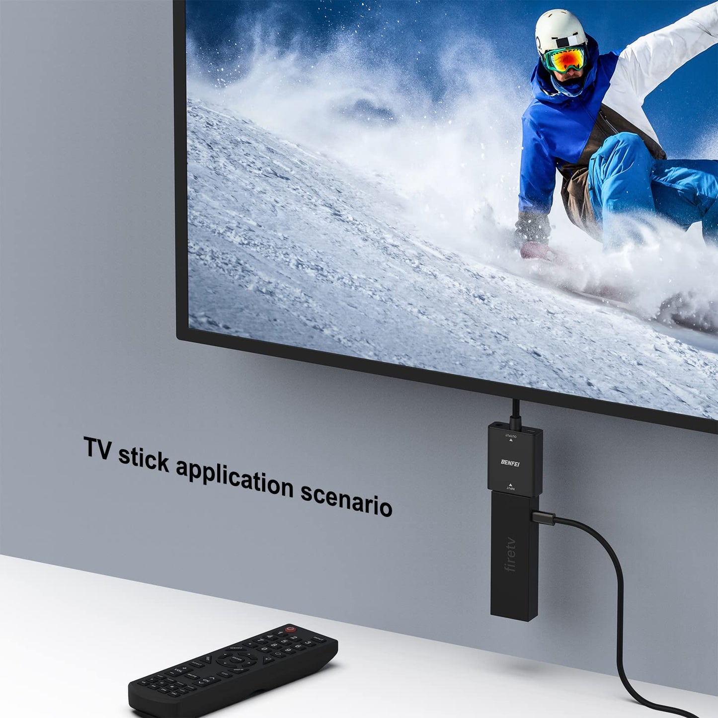 BENFEI HDMI to VGA, Uni-Directional HDMI (Source) to VGA (Display) Adapter (Female to Male) with 3.5mm Audio Jack Compatible for TV Stick, Computer, Desktop, Laptop, PC, Monitor, Projector, Roku, Xbox