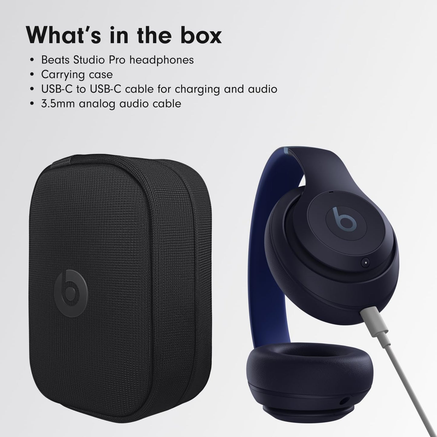 Beats Studio Pro - Black + AppleCare+