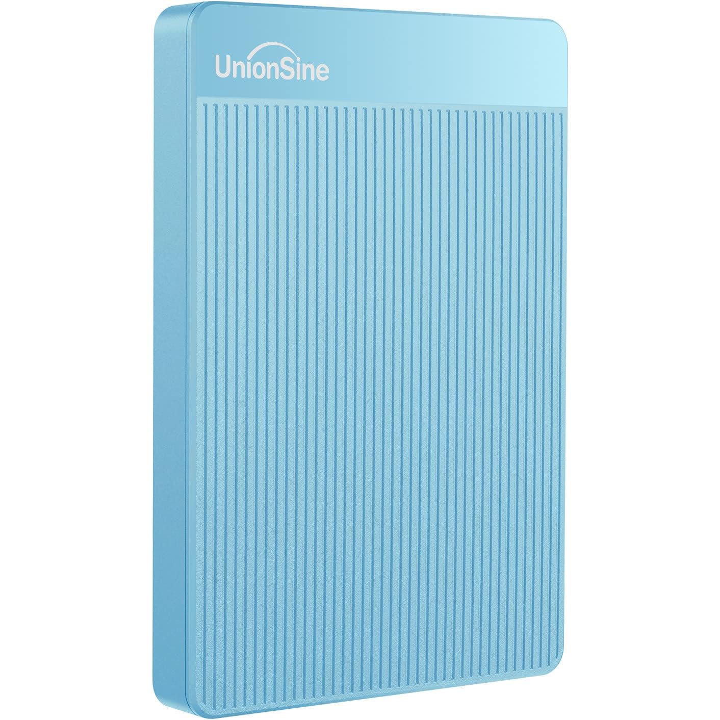 UnionSine 1TB Ultra Slim Portable External Hard Drive USB3.0 HDD Storage for PC,Mac, Desktop, Laptop, PS4, Xbox One, Xbox 360-Super Fast Transmission-HD-2510(Black)