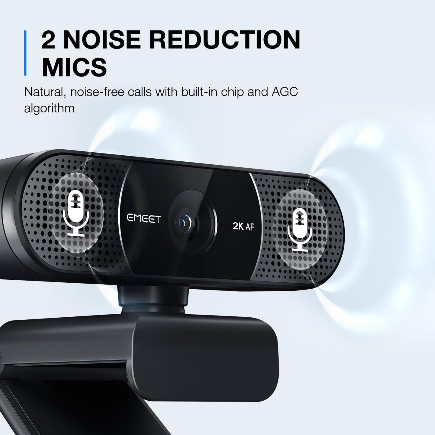 EMEET 1080P Webcam with Microphone, C960 Web Camera, 2 Mics Streaming Webcam, 90°FOV Computer Camera, Plug and Play USB Web Cam for Online Calling/Conferencing, Zoom/Teams/Facetime/YouTube, Laptop/PC