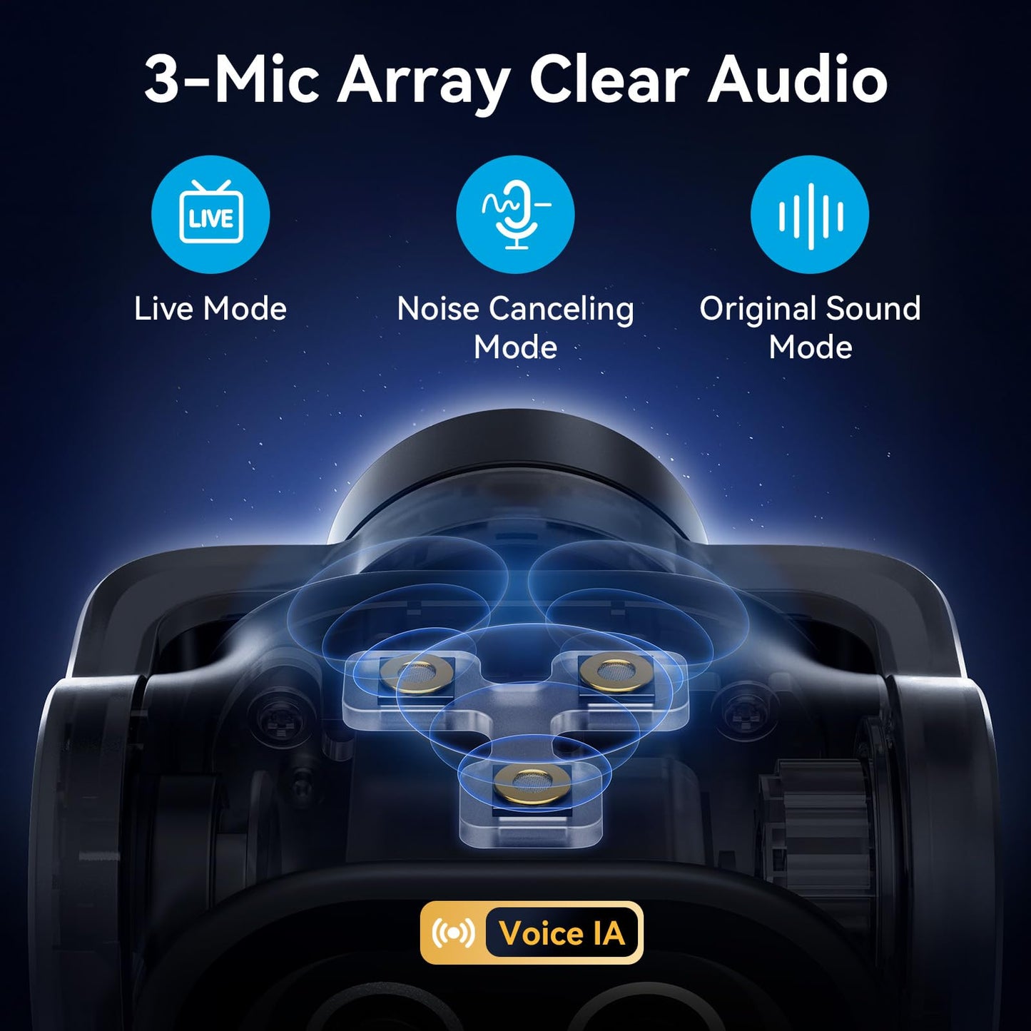 EMEET Piko+ Webcam 4K, World’s 1st Dual-Camera AI-Powered 4K Camera, 1/2.55'' Sony Sensor, 3 Mics&3 Sound Modes, Panda Magnetic Privacy Cover, USB C-C&C-A, Ideal for Livestreamers and Content Creators