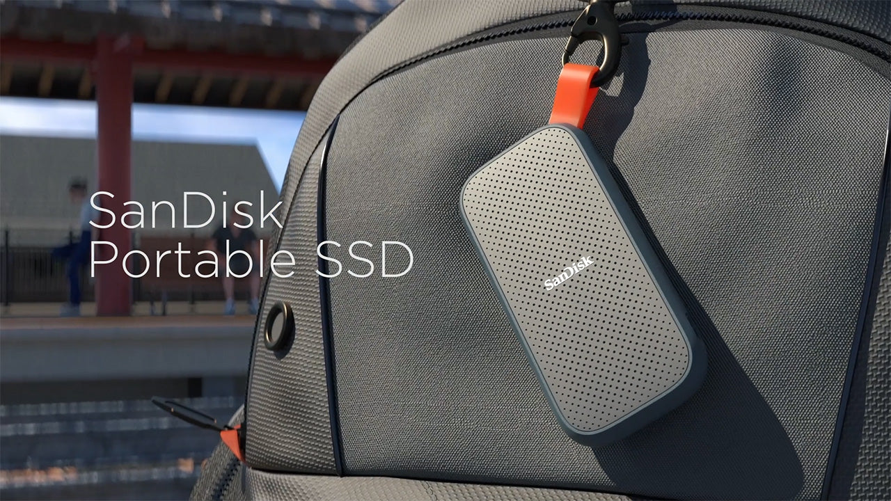 SanDisk 1TB Portable SSD - Up to 800MB/s, USB-C, USB 3.2 Gen 2, Updated Firmware - External Solid State Drive - SDSSDE30-1T00-G26