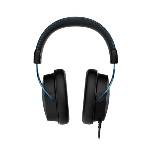 HyperX Cloud Alpha - Gaming Headset, Dual Chamber Drivers, Legendary Comfort, Aluminum Frame, Detachable Microphone, Works on PC, PS4, PS5, Xbox One/ Series X|S, Nintendo Switch and Mobile – Red