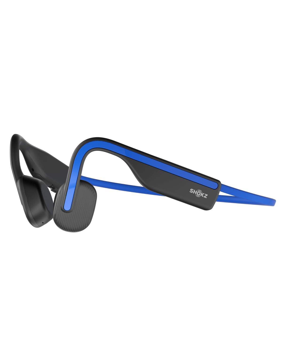 Shokz (AfterShokz) OpenMove - Open-Ear Bluetooth Sport Headphones - Bone Conduction Wireless Earphones - Sweatproof for Running and Workouts, with Sticker Pack (Grey)