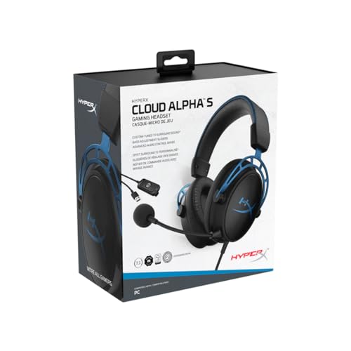 HyperX Cloud Alpha - Gaming Headset, Dual Chamber Drivers, Legendary Comfort, Aluminum Frame, Detachable Microphone, Works on PC, PS4, PS5, Xbox One/ Series X|S, Nintendo Switch and Mobile – Red