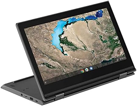 Lenovo 300e Chromebook Gen2 | 11.6" IPS HD Touch | Celeron N4000 Dual-Core | 4GB LPDDR4 RAM | 32GB eMMC 5.1 | USB-C | microSD Card Reader | Chrome OS (Renewed)