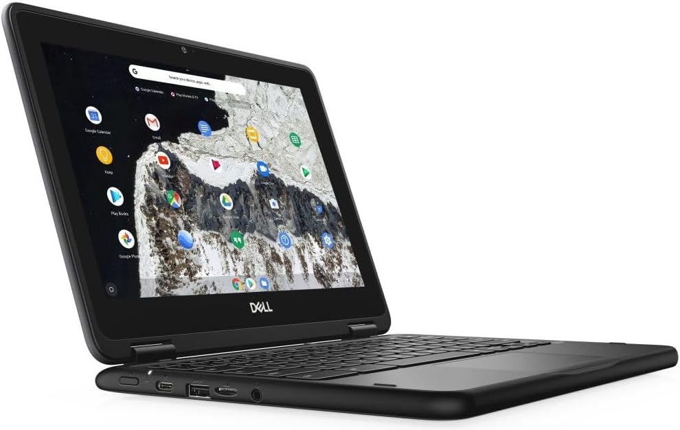 Dell Chromebook 11 3100 2-in-1 11.6" Touchscreen Laptop Computer, Celeron N4000, 4GB RAM, 32GB eMMC, Type-C, Chrome OS (Renewed)