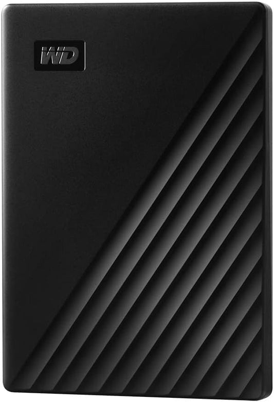 WD 1TB My Passport Portable External Hard Drive HDD, USB 3.0, USB 2.0 Compatible, Black - WDBYVG0010BBK-WESN