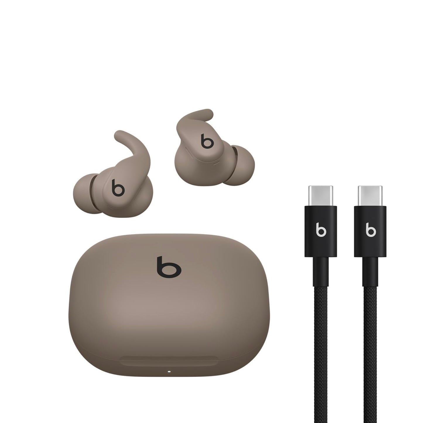 Beats - Powerbeats Fit - Wireless Noise-Cancelling Workout Earbuds with Ultimate Secure Fit, IPX4, Up to 30H of Battery Life & Charging case, Compatible with Apple & Android - Spark Orange