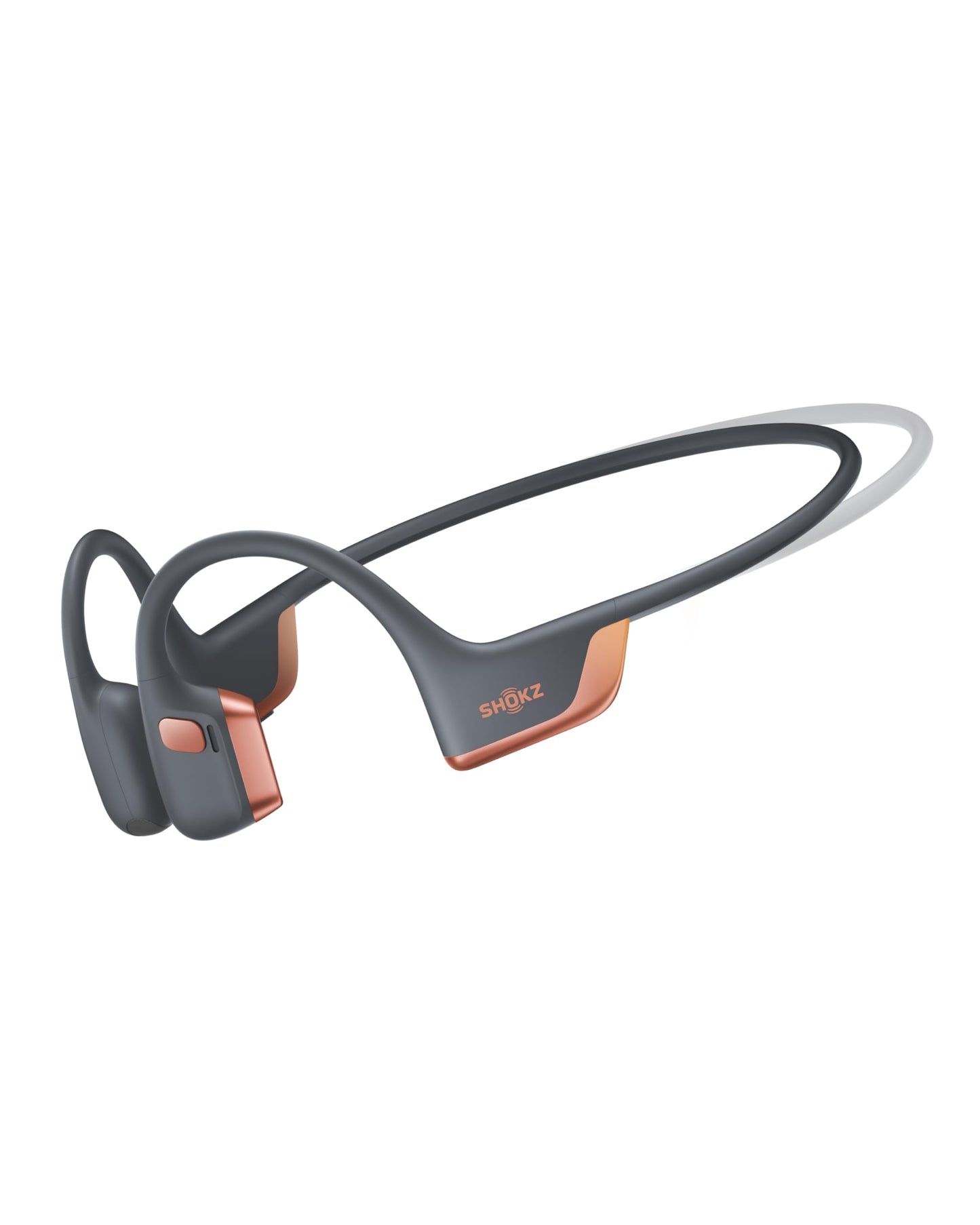 SHOKZ OpenRun Pro 2-Bone Conduction Headphones,Open-Ear Bluetooth Wireless Sport Earphones for Running,Workouts-Sweat Resistant,Comfortable Fit-Deep Bass,Smart Mic,Reflective Strip,Mini,Black