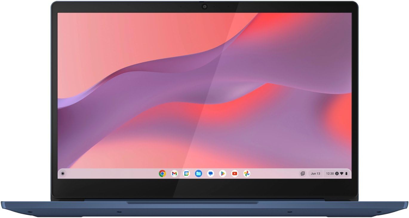 Lenovo Ideapad Slim 3 Chromebook 14" Touchscreen FHD Laptop - MediaTek 8186, 4GB RAM, 64GB eMMC, Chrome OS - Abyss Blue (82XJ0000US)