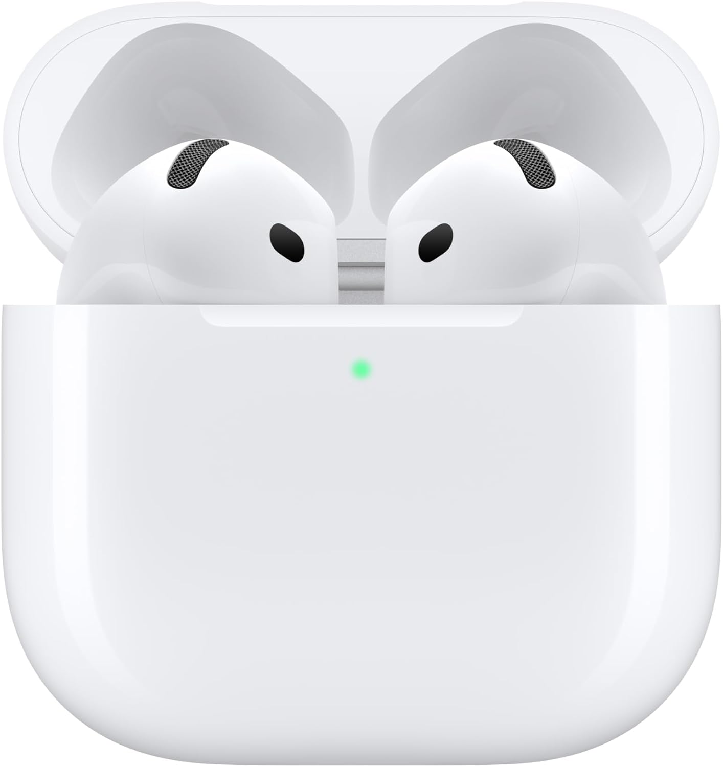 Apple AirPods 4 Wireless Earbuds, Bluetooth Headphones, with Active Noise Cancellation, Adaptive Audio, Transparency Mode, Personalized Spatial Audio, USB-C Charging Case, Wireless Charging, H2 Chip