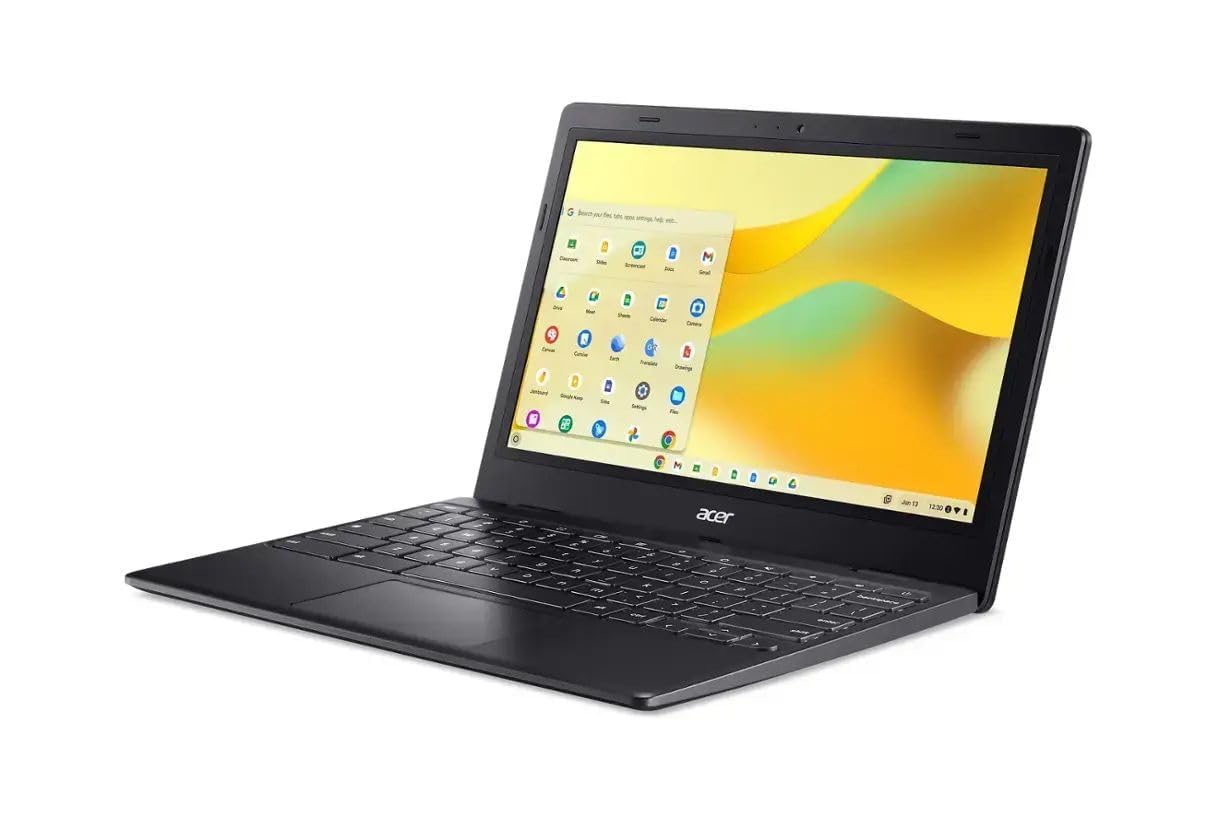 Acer Chromebook 311 11.6" HD Laptop - Intel Celeron N4500, 4GB RAM, 64GB eMMC, Chrome OS (with Microfiber Cloth) - Star Black (CBOA311-1H-C90F)