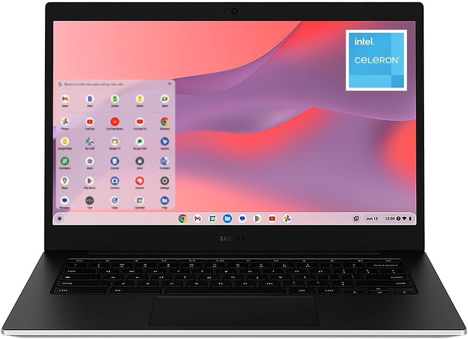 Samsung Galaxy Chromebook Go XE340XDA-KA2US 14" Chromebook - HD - 1366 x 768 - Intel Celeron N4500 1.10 GHz - 4 GB RAM - 64 GB Flash Memory - Silver - Intel Chip - Chrome OS - Intel UHD Graphics