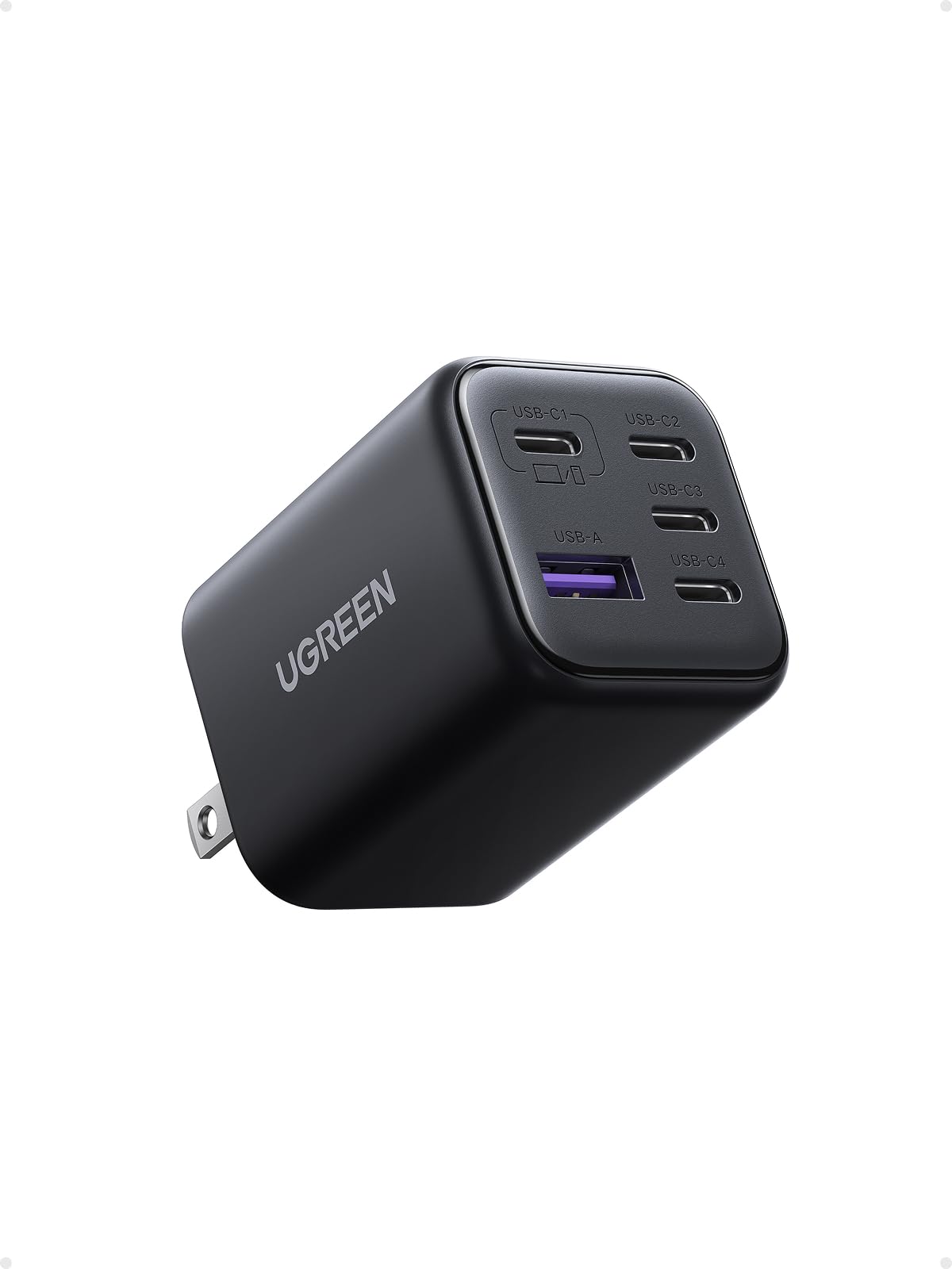 UGREEN 45W USB C Charger Block with 2 USB C and USB A Ports, GaN PPS 3 Port Super Fast Charger for iPhone 17 Pro Max/16, Galaxy S26/S25/S24 Ultra, Pixel 10/9/8/7 Pro, iPad, MacBook Air