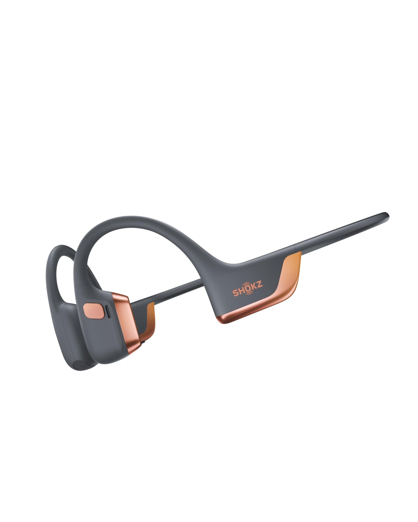 SHOKZ OpenRun Pro 2-Bone Conduction Headphones,Open-Ear Bluetooth Wireless Sport Earphones for Running,Workouts-Sweat Resistant,Comfortable Fit-Deep Bass,Smart Mic,Reflective Strip,Mini,Black