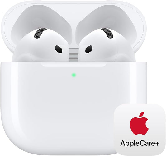 Apple AirPods 4 Wireless Earbuds, Bluetooth Headphones, with Active Noise Cancellation, Adaptive Audio, Transparency Mode, Personalized Spatial Audio, USB-C Charging Case, Wireless Charging, H2 Chip