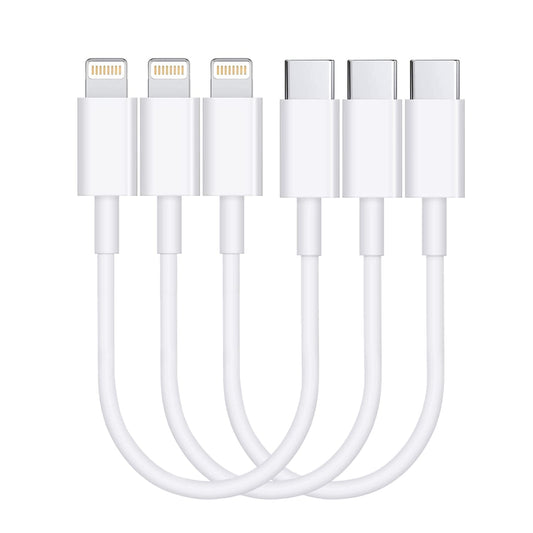 USB C to Lightning Cable [Apple MFi Certified] 3Pack 6FT iPhone Charger Cable Type C Power Delivery Fast Charging Cord for iPhone 14/13/12/11/XS/XR/X/8/iPad, White