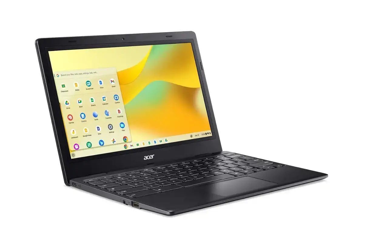 Acer Chromebook 311 11.6" HD Laptop - Intel Celeron N4500, 4GB RAM, 64GB eMMC, Chrome OS (with Microfiber Cloth) - Star Black (CBOA311-1H-C90F)
