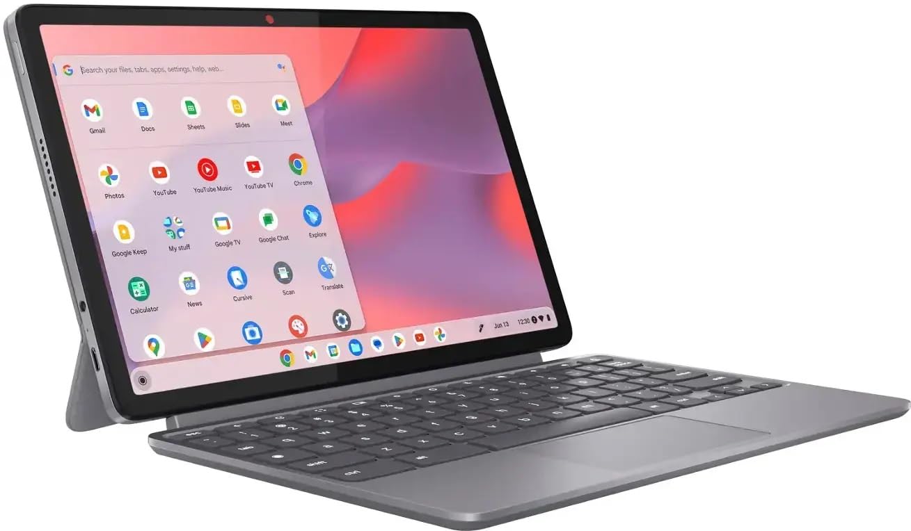 Lenovo Ideapad Chromebook | IP Duet 11 | Detachable Laptop | 10.9" 2K Touchscreen | MediaTek Kompanio 838 Processor | 4GB ‎LPDDR4X RAM 128GB Flash Memory | Stylus not Included | 83HH0002US