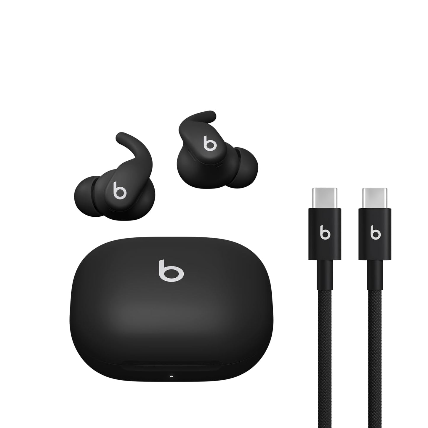 Beats - Powerbeats Fit - Wireless Noise-Cancelling Workout Earbuds with Ultimate Secure Fit, IPX4, Up to 30H of Battery Life & Charging case, Compatible with Apple & Android - Spark Orange