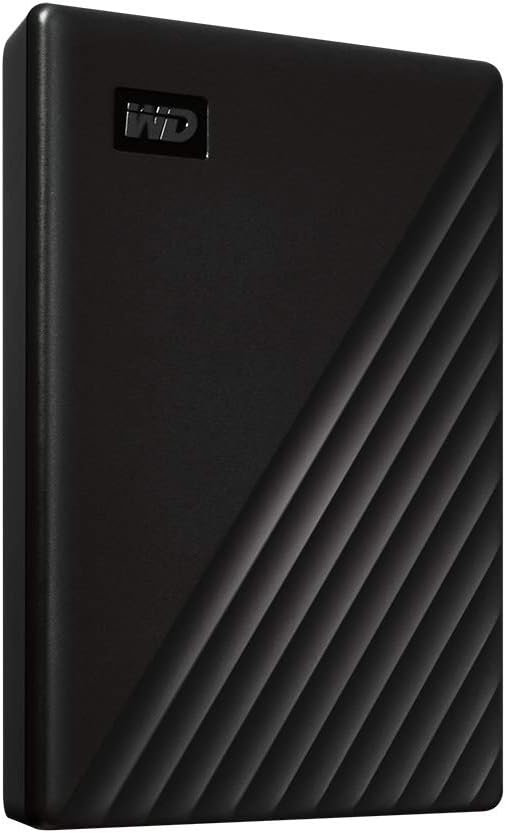 WD 1TB My Passport Portable External Hard Drive HDD, USB 3.0, USB 2.0 Compatible, Black - WDBYVG0010BBK-WESN