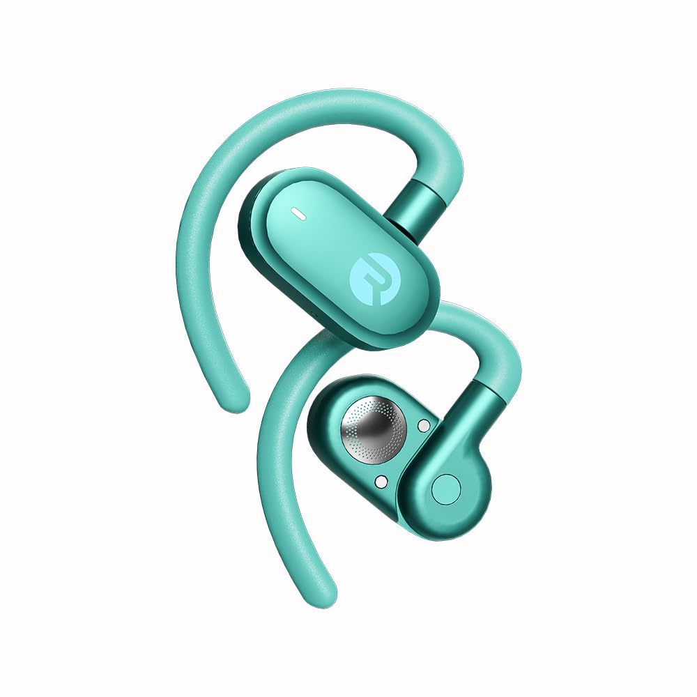 Raycon Fitness Open Ear Earbuds – Open Ear Headphones, Earbuds Wireless Bluetooth, Running Headphones, Sweat & Water-Resistant Earphones, 40 Hours Battery Life (Blue)