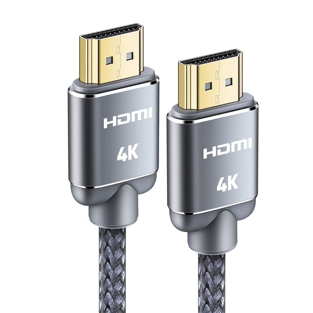 HDMI Cable 6.6feet(2meter), 4K HDMI Lead-Snowkids HDMI Cable 4K@60Hz, 3D Support, Ethernet Function, Video 4K UHD 2160p, HD 1080p, 3D - (for Fire TV, for PS-3/4, for Netfilx)